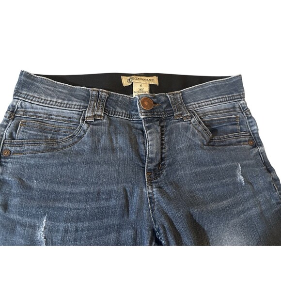 Democracy Women's Jeans Size 6 "Ab" Technology Blue Denim Straight-Leg Casual - Picture 3 of 8